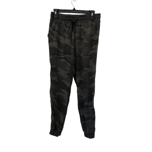 Splendid camo green elastic waist womens joggers relax fit  Size: S‎ - Picture 1 of 7